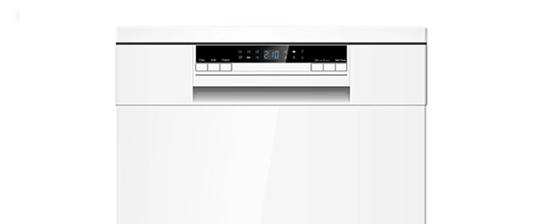 Smad 14 Sets White Half Load Freestanding Dishwasher with 6 Washing Porgrams