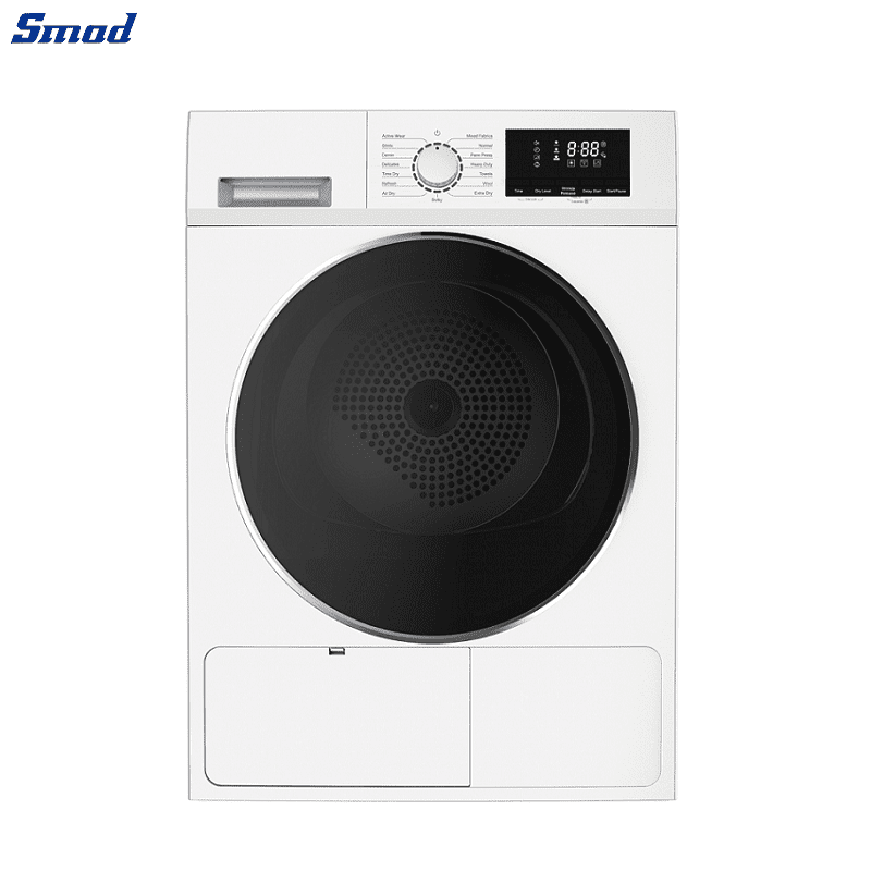 
Smad 8Kg Heat Pump Clothes Dryer with 15 Drying Cycles