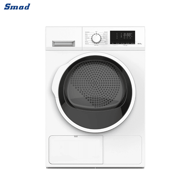 Smad 8Kg Electric Ventless Dryer with Heat Pump