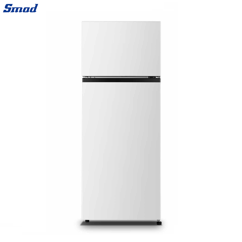 
Smad 205L White Double Door Fridge Freezer with Inner LED Lighting