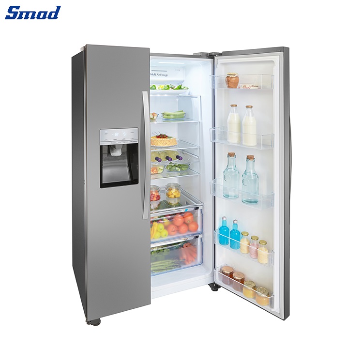 
Smad 552L Plumbed In American Fridge Freezer with Inverter technology