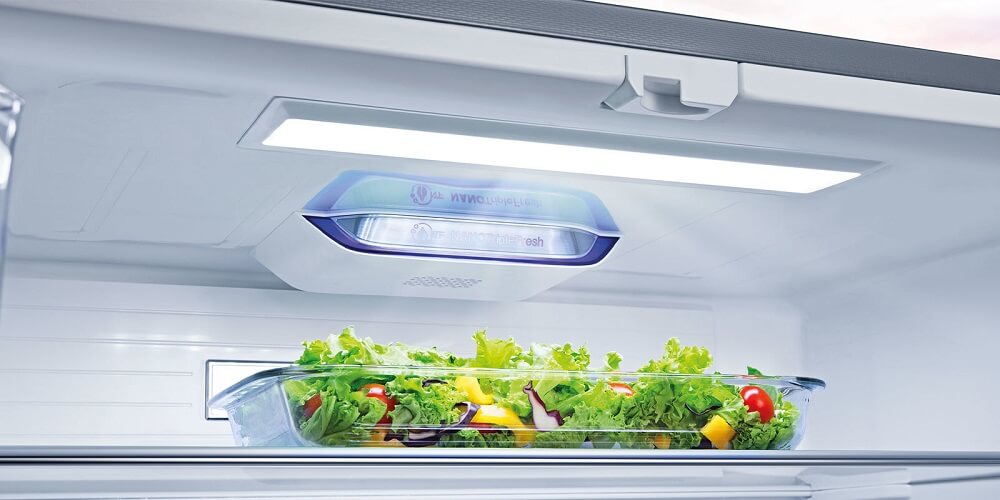 
Smad 570L no frost side by side fridge freezer with LED lighting