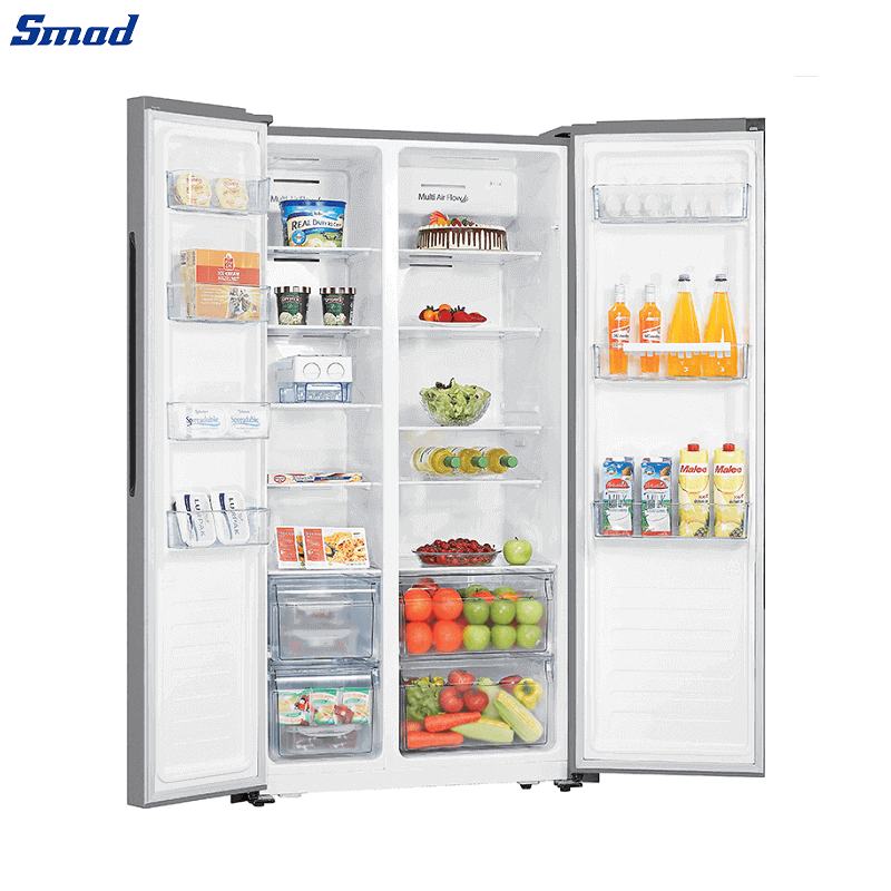 
Smad 570L No frost Side by Side Fridge Freezer with Fast freeze function
