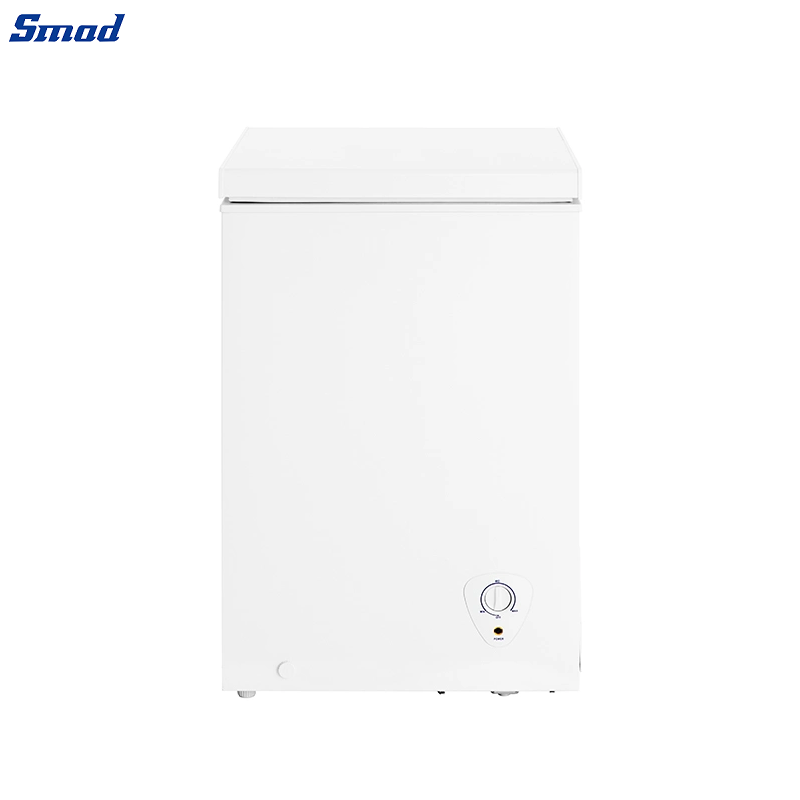 Smad 80L Small Slim Chest Freezer with Mechanical Dial Temperature Control
