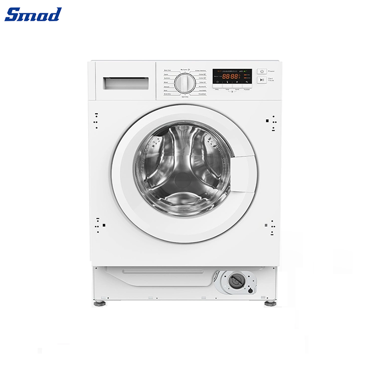 Smad 8Kg Integrated Washer Dryer Machine with 16 Washing Programs