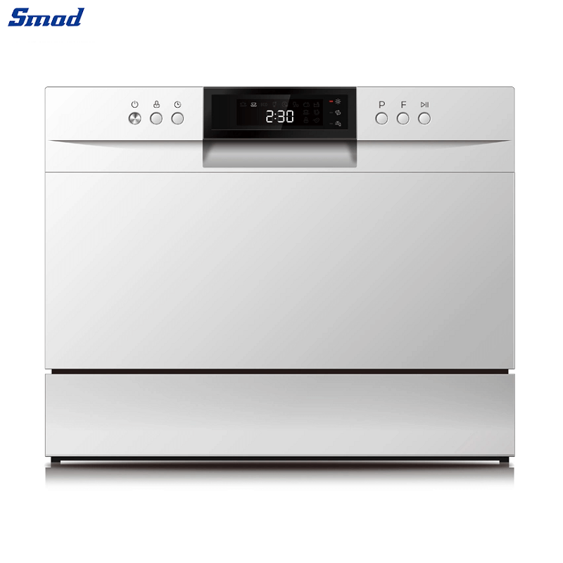 Smad Portable Countertop Dishwasher with 6 Place-settings