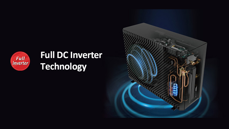 Smad Air Source Heat Pump with Full DC inverter technology