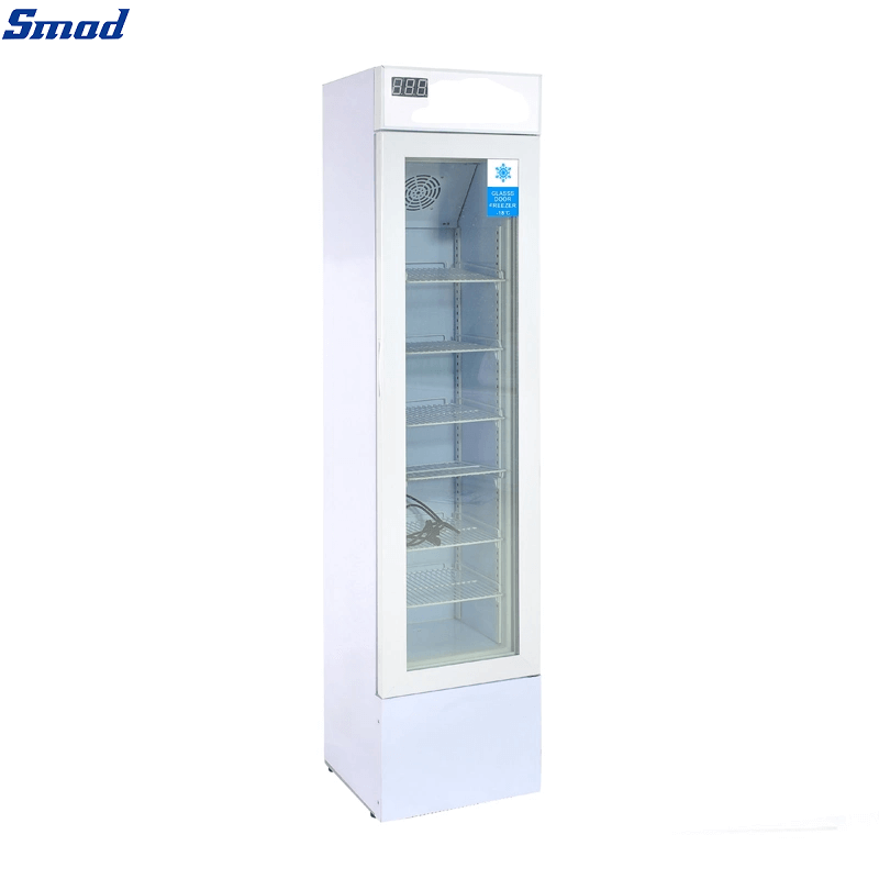
Smad Commercial Slim Upright Display Freezer with Double Layer Glass Door
