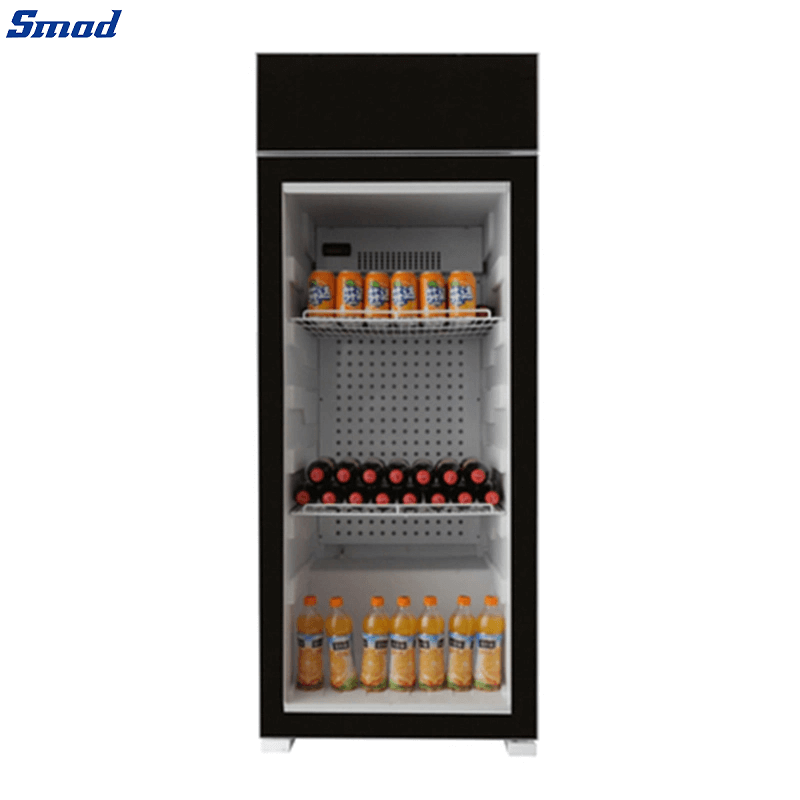 
Smad Glass Door Tall Cool Drinks Fridge with Electronic temperature control