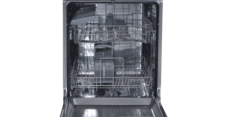 Smad Stainless Steel Semi Built in Dishwasher with Two spray arms