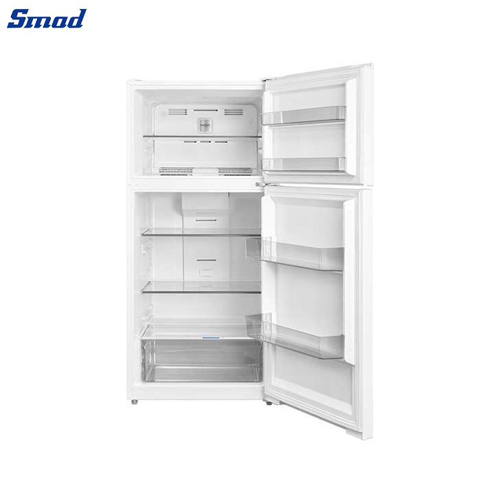 
Smad White Top Mount Freezer Refrigerator with Electronic Temperature Control