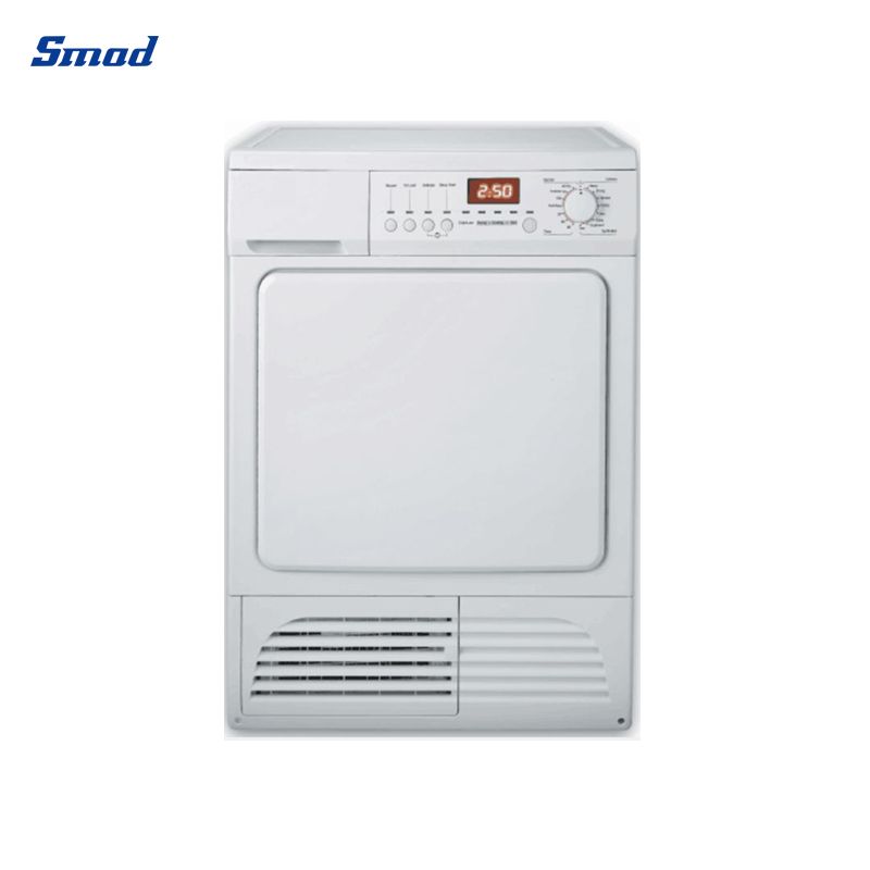 
Smad 8Kg Condenser Tumble Dryer Machine with Electronic Auto Sensing