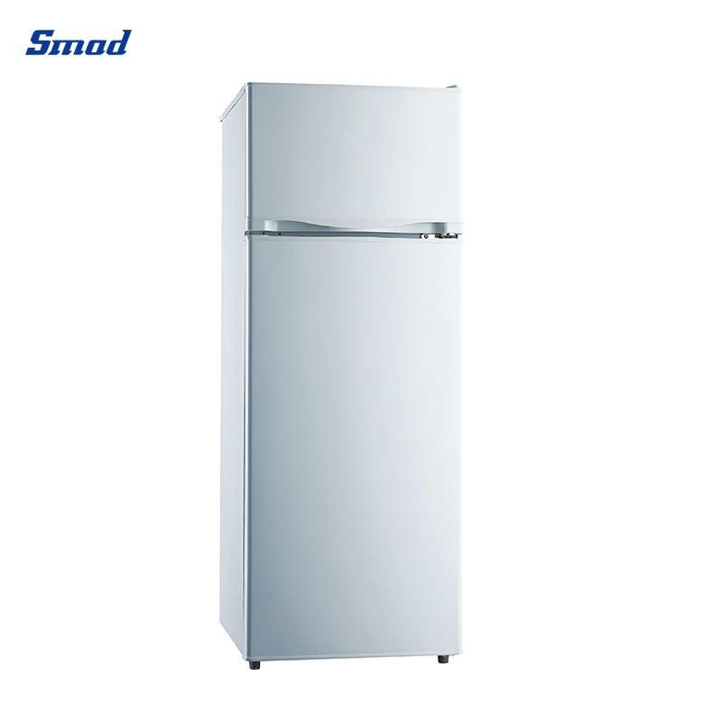 
Smad 9.2 / 4.9 Cu. Ft. Double Door Solar Powered Refrigerator with Cabinet lighting lamp