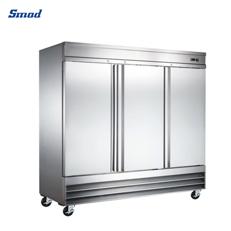 
Smad 3 Door Commercial Reach-in Freezer with Digital temperature controller