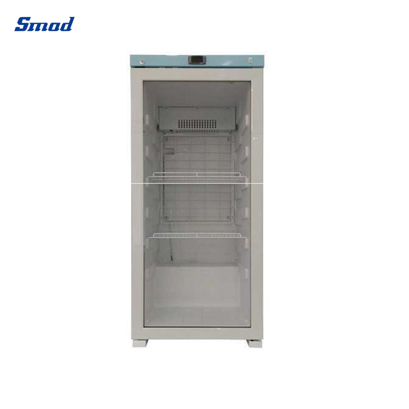 Smad Glass Door Commercial Display Refrigerator with Auto Defrost