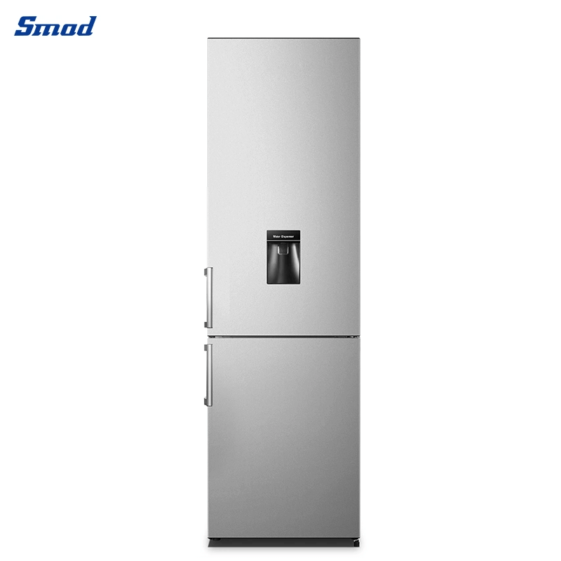 Smad Stainless Steel Bottom Mount Fridge with Water Dispenser