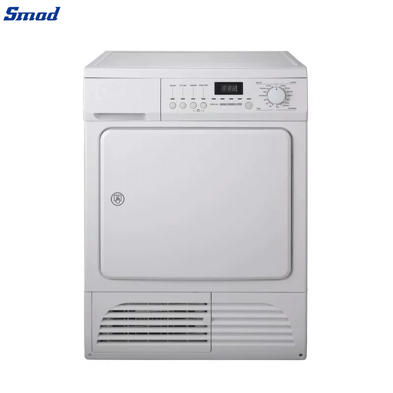Smad 8Kg Tumble Condenser Dryer Machine with 15 Programs