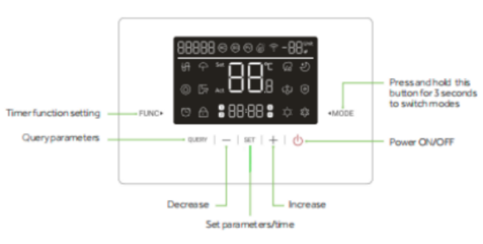 
Smad Air Source Heat Pump with UI operation interface