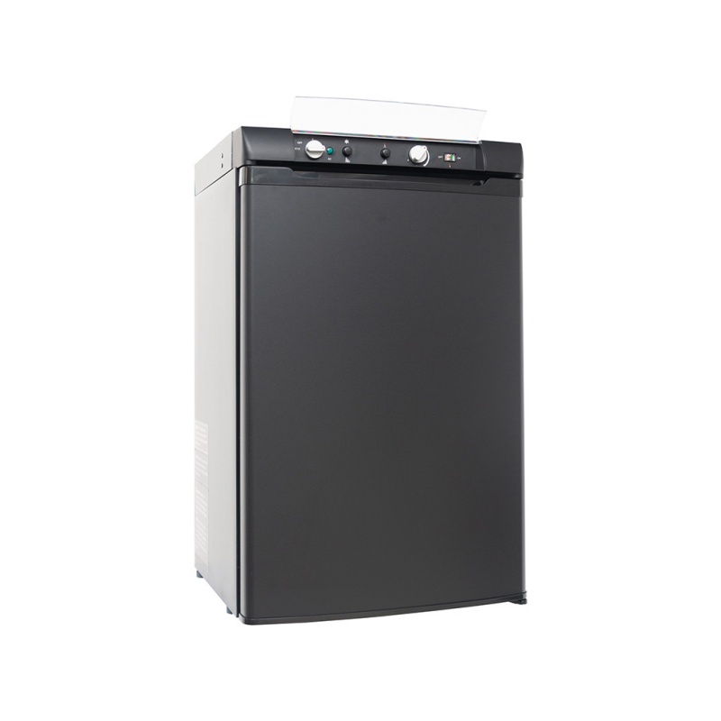 Smad 3.5 Cu. Ft. White Gas/12V/Propane 3 Way Refrigerator with Temperature Thermostat Control