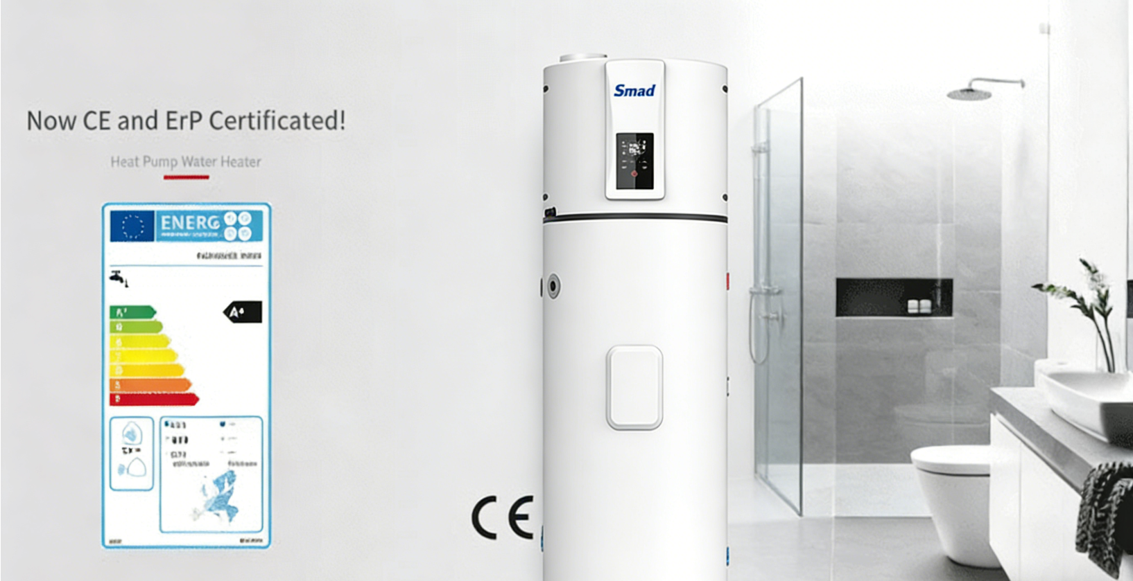 
Smad Heat Pump Water Heater All in One with COP 4.16